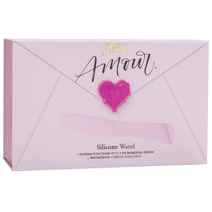 Amour Silicone Wand-Pink 8''