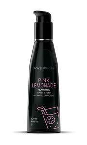 Aqua Pink Lemonade Flavored Water Based Intimate  Lubricant - 4 Fl. Oz.