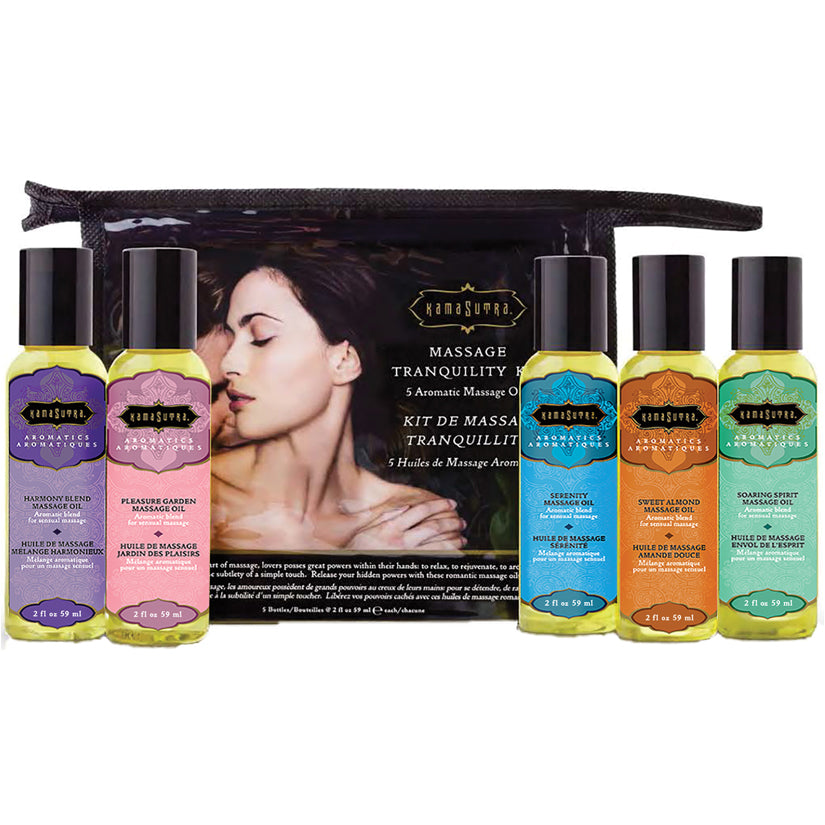 Kama Sutra Massage Tranquility Kit 2Oz (5 Pack)