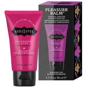 Kama Sutra Pleasure Balm Sensations-Raspberry Kiss 1.7Oz