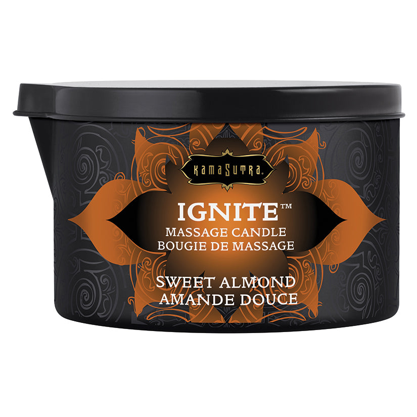 Kama Sutra Ignite Massage Candle-Sweet Almond 6Oz