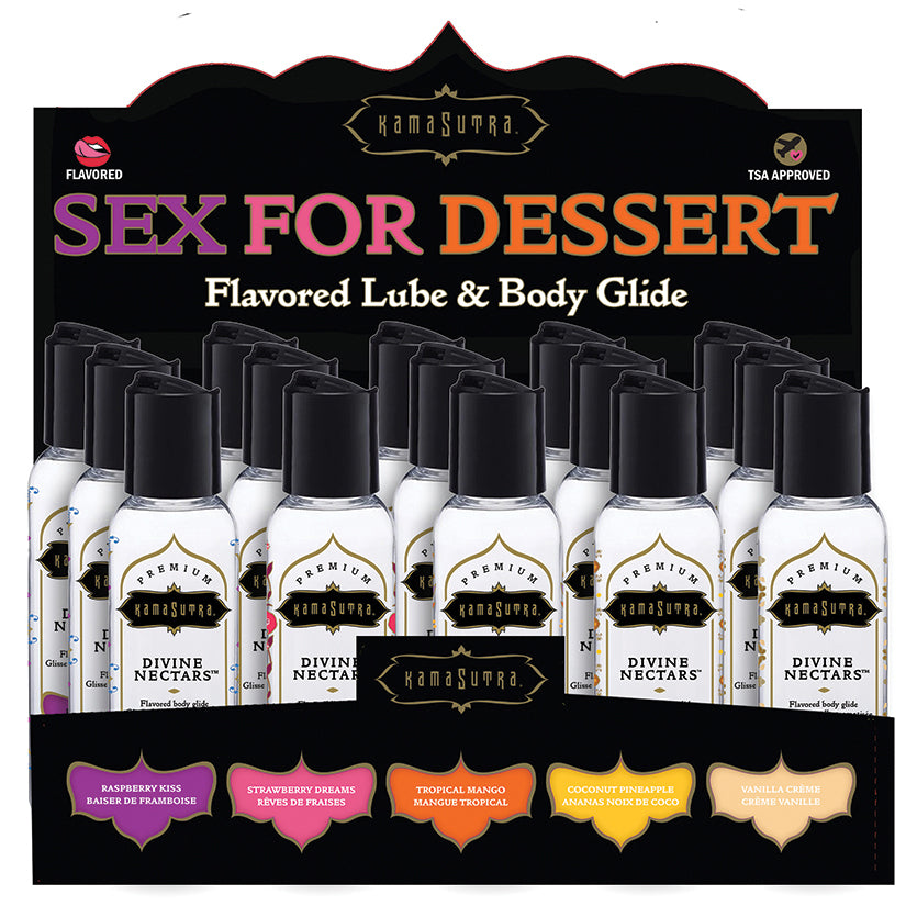 Kama Sutra Divine Nectars 2Oz Prepack Display Of 15