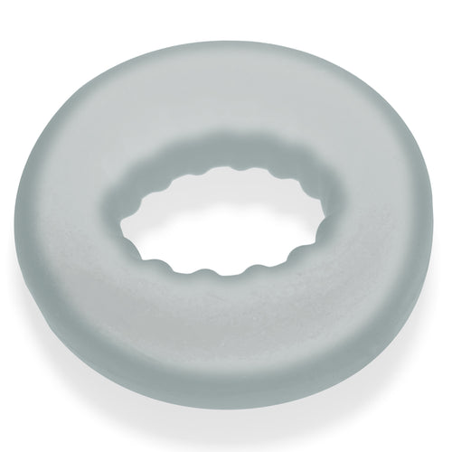 Axis - Rib Griphold Cockring - Clear Ice
