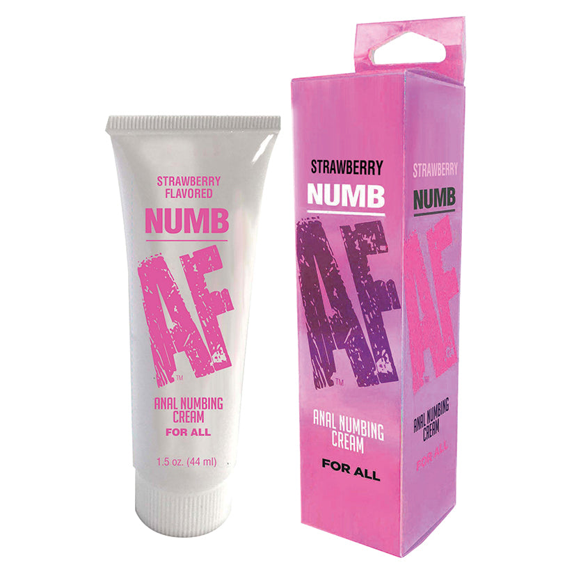 Numb Af Anal Numbing Cream-Strawberry 1.5Oz