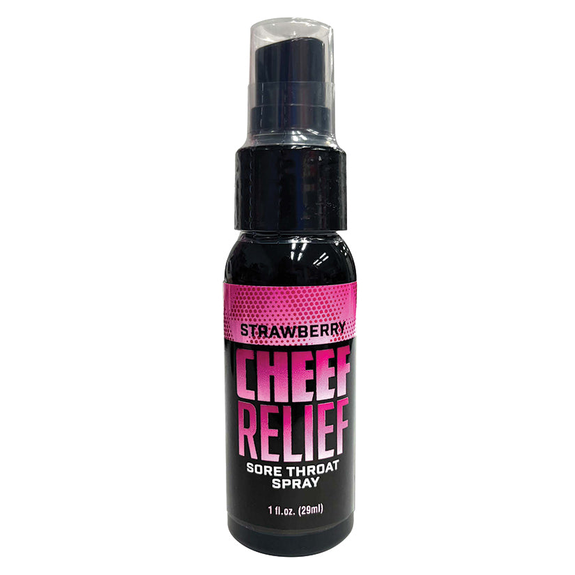 Cheef Relief Throat Spray-Strawberry 1Oz