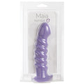 Maia Kendall Silicone Swirl Dong-Neon Purple 8''