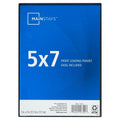 Ms 5X7 Front Loading Tabletop / Wall Picture Frame, Black