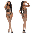 Magic Silk Bra & Hipster Panty-Leopard L/Xl-Boxed