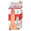 Realcocks Self Lubricating 3 In 1 Masturbator-White 9''