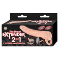 The Great Extender 2 In 1 Extender & Masturbator-White 7''