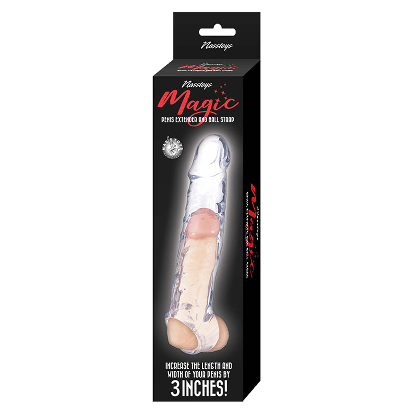 Magic Penis Extender & Ball Strap 6.5''-Clear