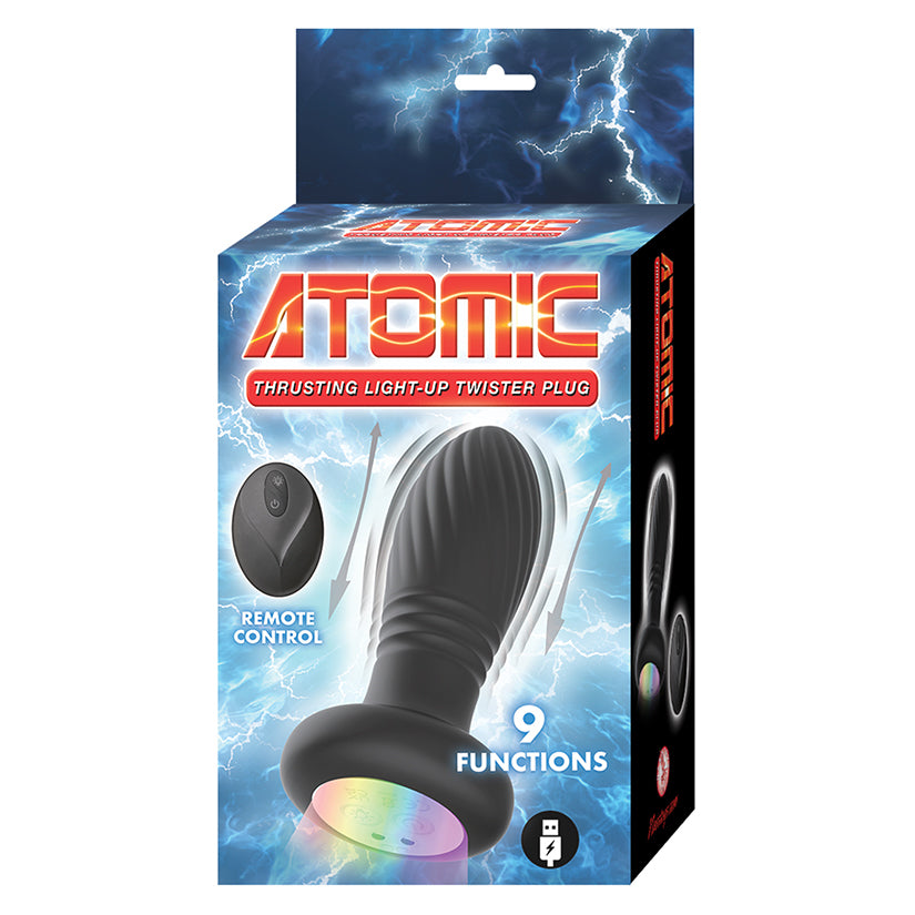 Atomic Thrusting Light Up Twister Plug-Black