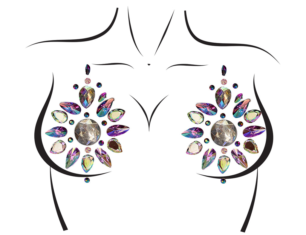 Leg Avenue Cressida adhesive nipple jewel Multicolor Color