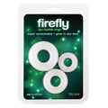 Firefly Bubble Rings-White 3Pc