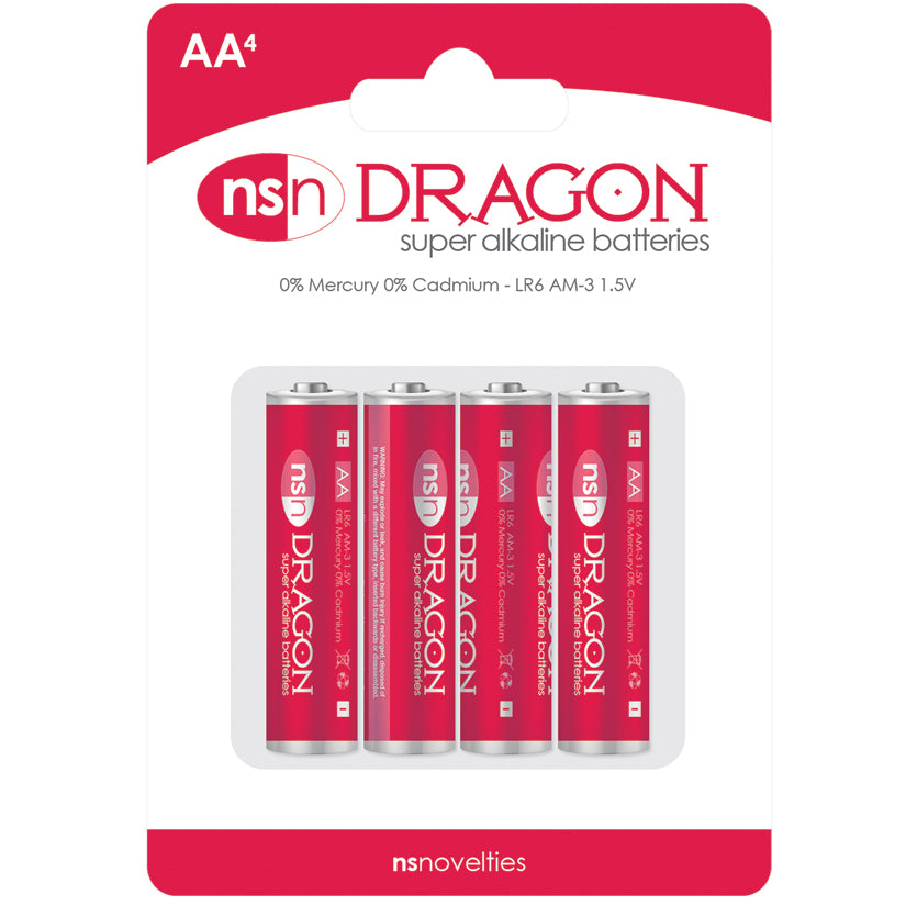 Dragon Alkaline Batteries Aa (4 Pack)