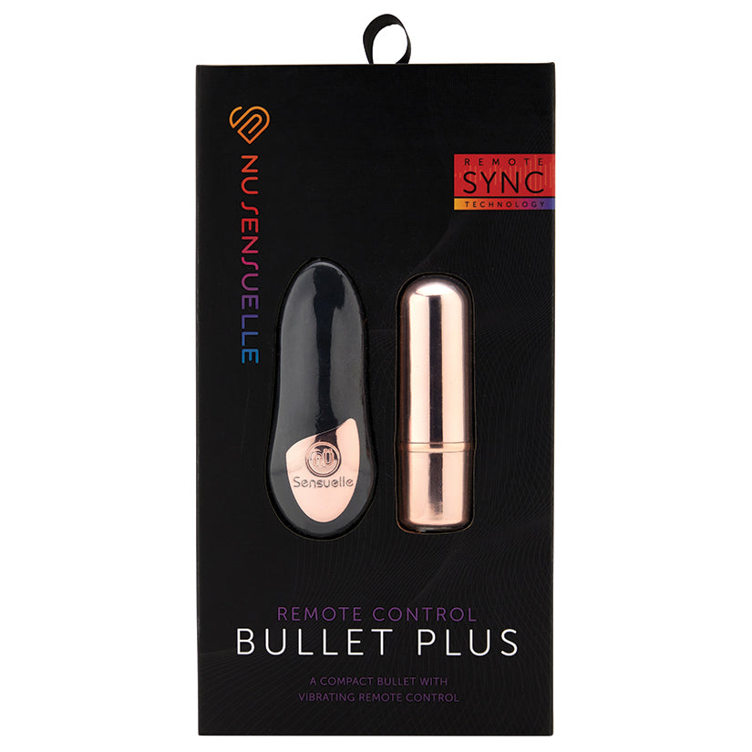 Sensuelle Wireless Bullet Plus With Remote Control-Rose Gold