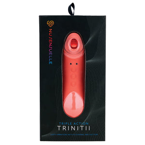Sensuelle Trinitii 3-In-1 Suction Tongue-Coral