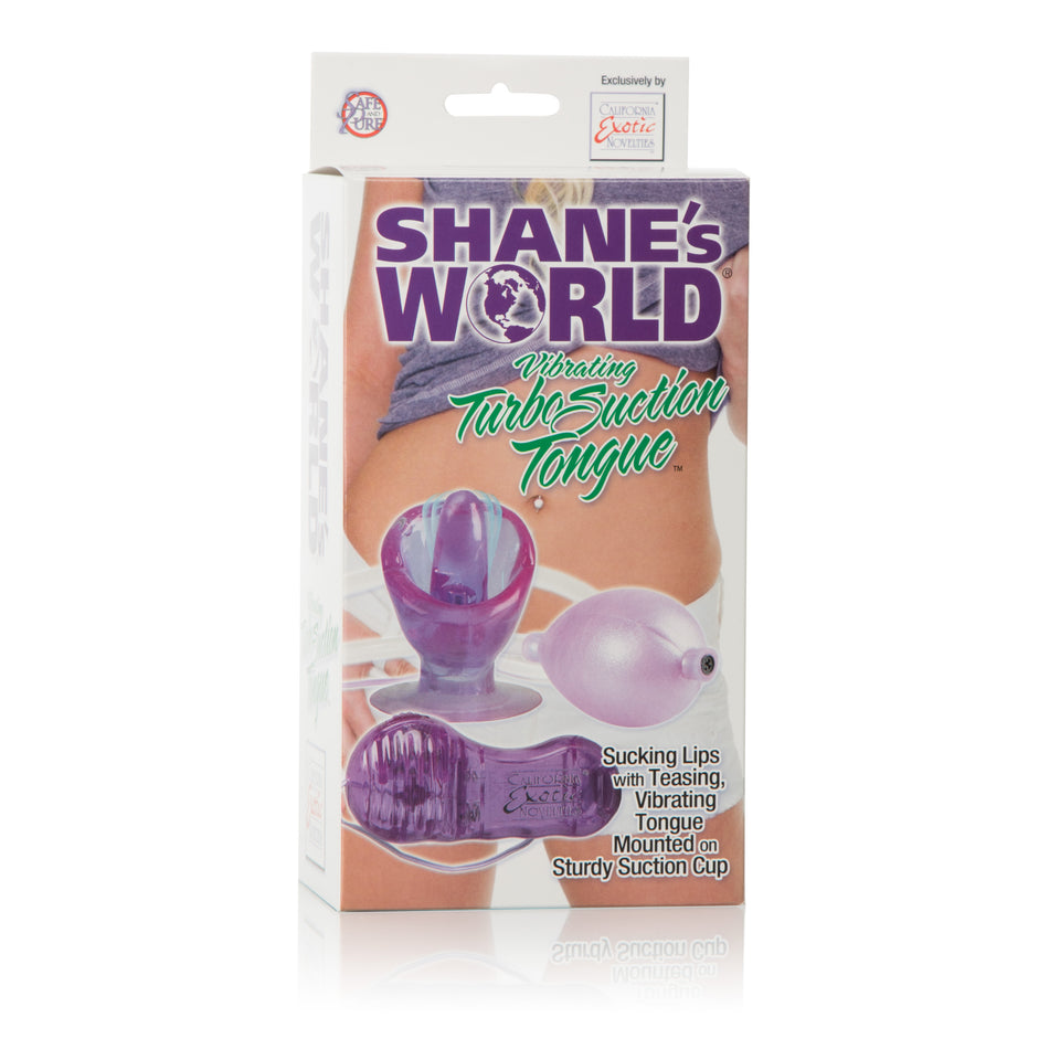 ShaneS World Vibrating Turbo Suction Tongue -  Purple