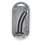 Ouch! Smooth G-Spot Dildo-Gun Metal 6''