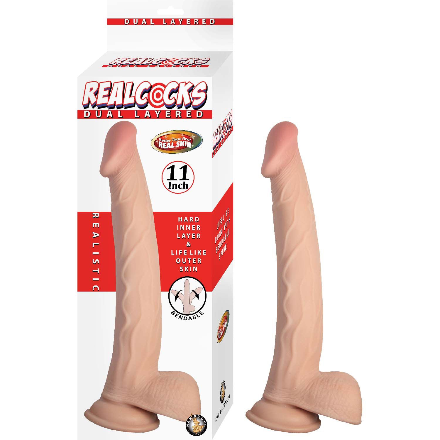 Realcocks Dual Layered 11 - White