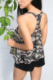 Savage Af Swing Top - Forest Camo - S/M
