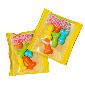 Super Fun Penis Candy - 100 Piece P.O.P Display - 3G Bags