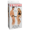 Fetish Fantasy For Him Or Her-Hollow Strap-On Black 6''