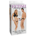 Fetish Fantasy For Him Or Her-Vibrating Strap-On Purple 6''