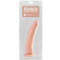 Basix Rubber Works Slim Dong With Suction Cup-Light 7''