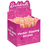 Bachelorette Party Pecker Sipping Straws Display Of 144