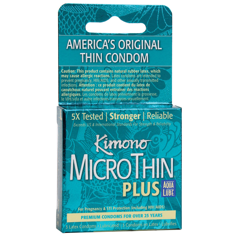 Kimono Microthin Plus Aqua Lube (3 Pack)