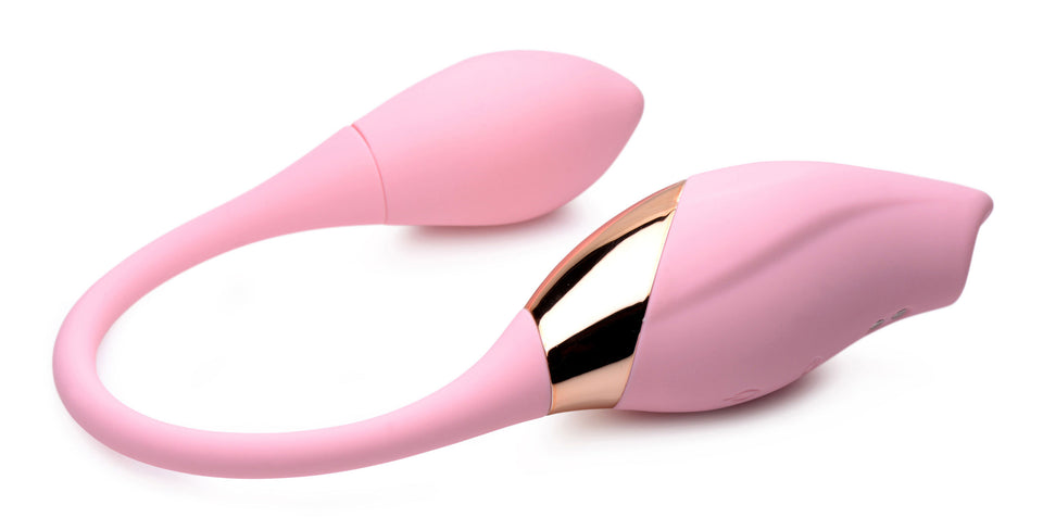 Shegasm 8X Tandem Plus Silicone Suction Clit  Stimulator And Egg