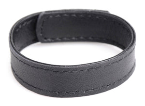 Xr Play Hard. Strict Leather Cock Ring Black Leather Closure Penis Ring For Men Or Couples, Harder Longer Erection Enhancer, Adjustable Cock Ring, Stay Hard Male Enhancement - Black (Ag846)
