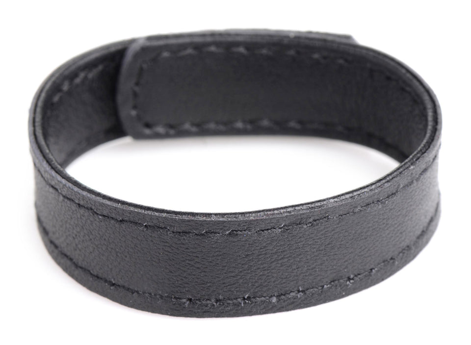 Xr Play Hard. Strict Leather Cock Ring Black Leather Closure Penis Ring For Men Or Couples, Harder Longer Erection Enhancer, Adjustable Cock Ring, Stay Hard Male Enhancement - Black (Ag846)