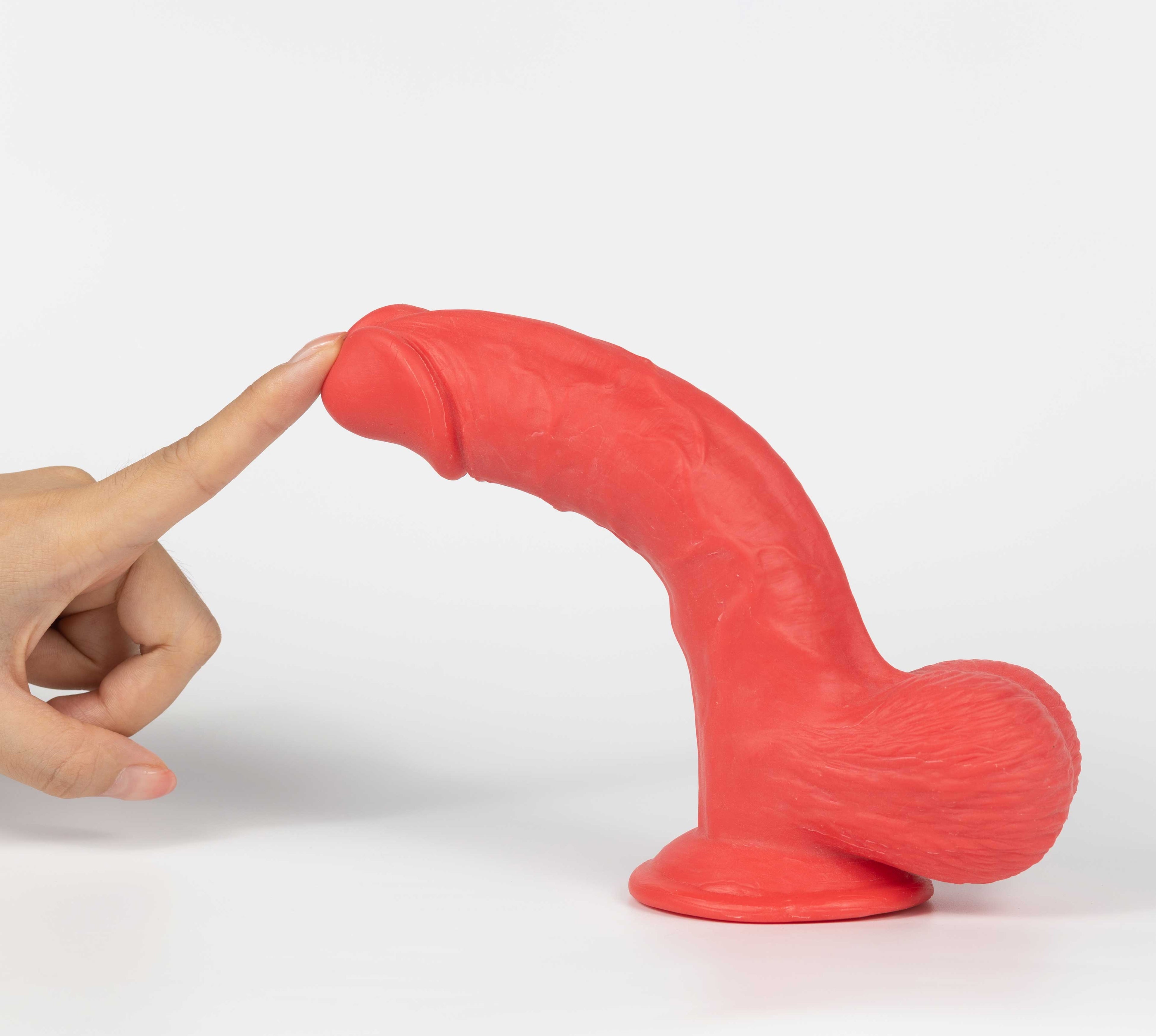 Real Skin Mr. Ruby 7.5 Dual Layer Dildo