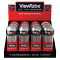 Pdx Elite Viewtube Stroker Display (12 Pcs)-Clear