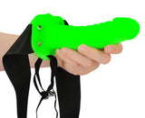 Realistic Hollow Strapon Harness 7 Inch  Glow In The Dark