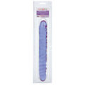 Reflective Gel Veined Double Dong-Purple 12''