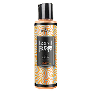Sensuva Handi-Pop Hand Job Massage Gel-Orange Creamsicle 4.2Oz