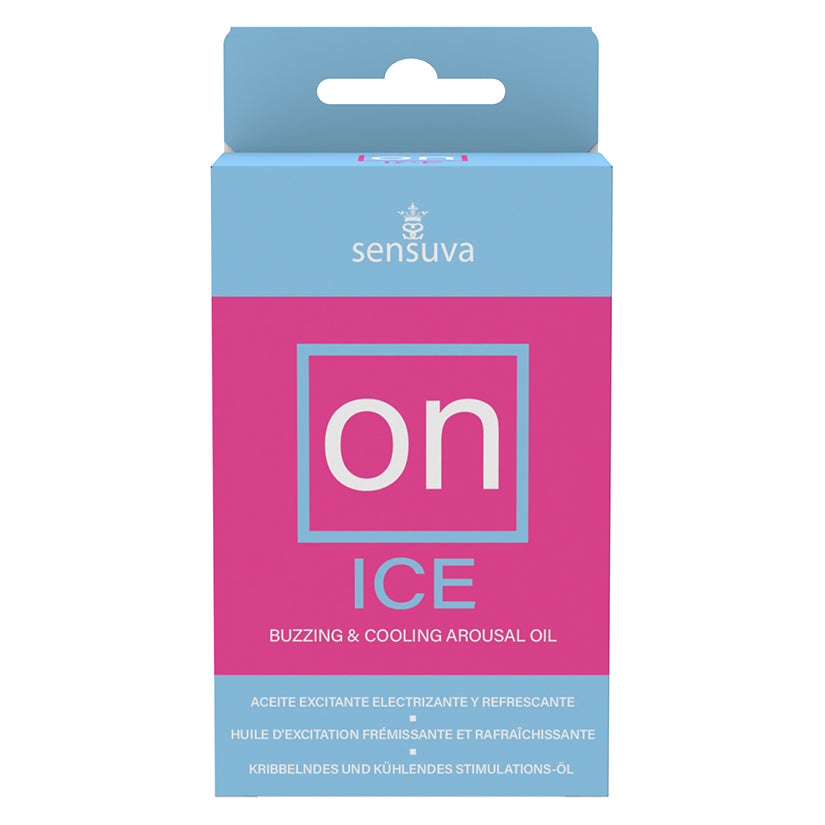Sensuva On Ice Arousal Oil 5Ml Bottle Medium Box