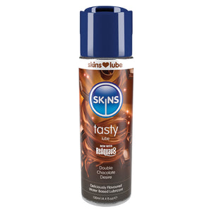 Skins Water Based Lubricant-Double Chocolate 4.4Oz