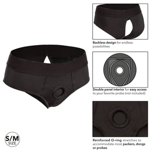 Boundless Backless Brief S/M Harness Black