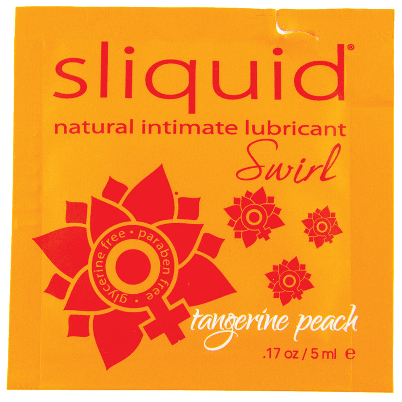 Sliquid Swirl Foil Packet-Tangerine Peach .17Oz