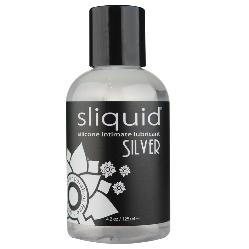 Sliquid Silver Enhanced Silicone Lube 4.2Oz