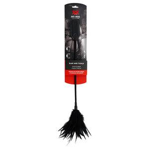 Sei Mio Slap And Tickle Dual-Ended Crop & Tickler