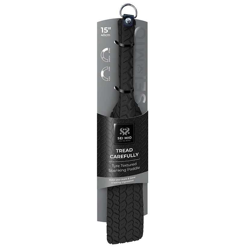 Sei Mio Tread Carefully Tyre Textured Spanking Paddle