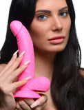 Pop 7.5In Dildo W/ Balls Pink