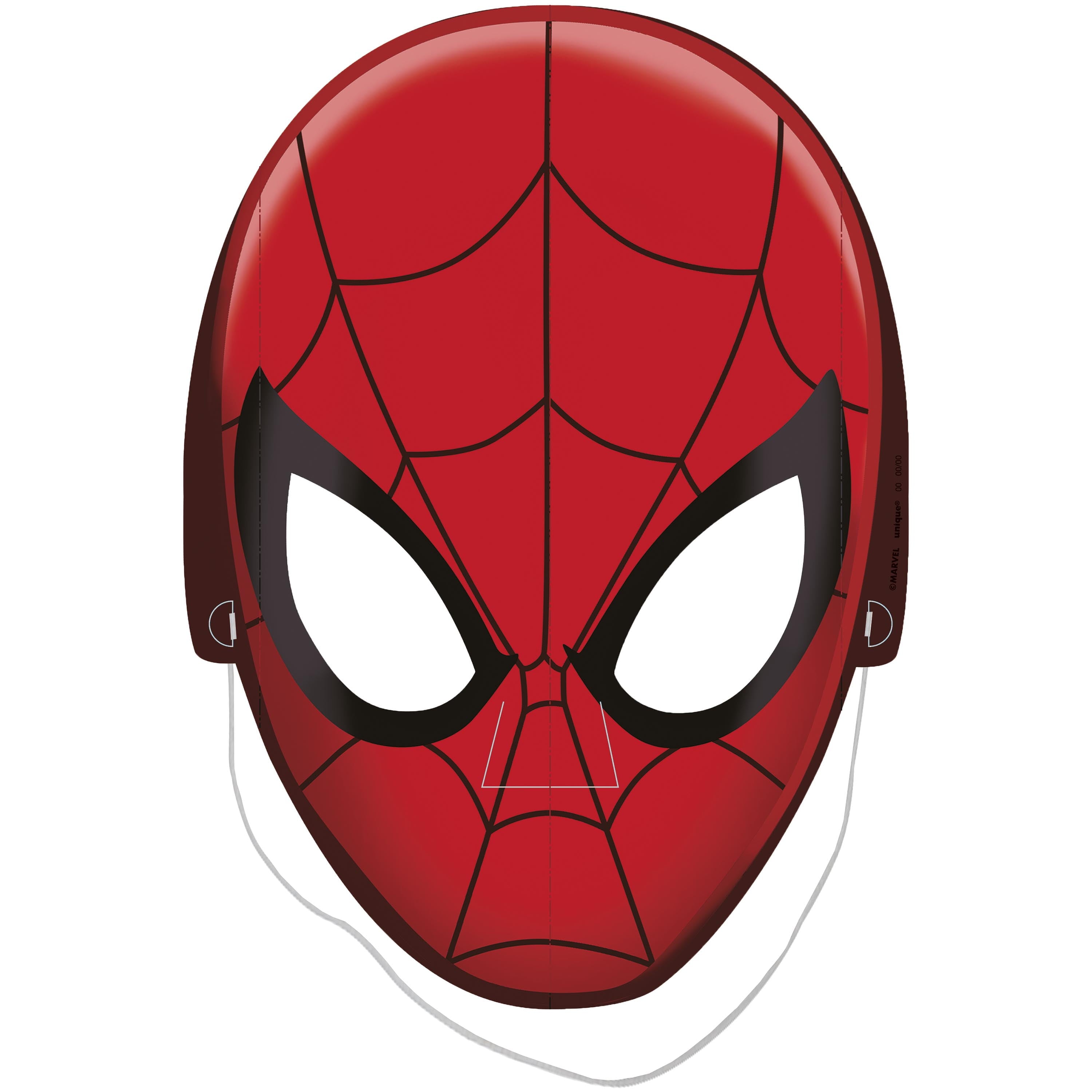 Spiderman Paper Party Masks, 8Ct