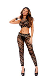 Cami Top And Leggings - One Size - Black