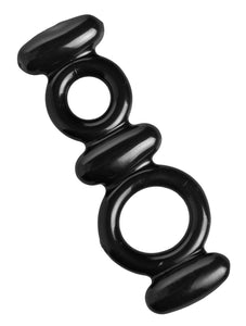 Trinity Vibes Dual Stretch To Fit Cock And Ball Ring